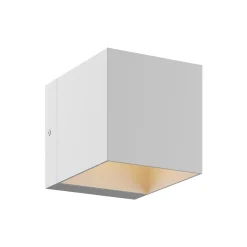 Kinkiety|Zumaline Biały minimalistyczny kinkiet sześcian TRANSFER WL