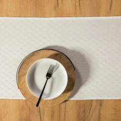 Obrusy, Serwetki I Bieżniki|Obrusy, Serwetki I Bieżniki| Bieżnik na stół biały KLARA 40x120 cm