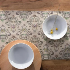 Obrusy, Serwetki I Bieżniki|Obrusy, Serwetki I Bieżniki| Bieżnik na stół w kwiatowe wzory GRACE 40x135 cm