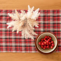 Obrusy, Serwetki I Bieżniki|Obrusy, Serwetki I Bieżniki|Estetica Bieżnik w szkocką kratę czerwony NEWPORT 40x120 cm