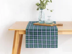 Obrusy, Serwetki I Bieżniki|Obrusy, Serwetki I Bieżniki|Estetica Bieżnik w szkocką kratę zielony NEWPORT 40x120 cm