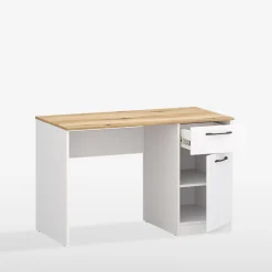 inny Biurko białe z ryflowaniem VELUTTO