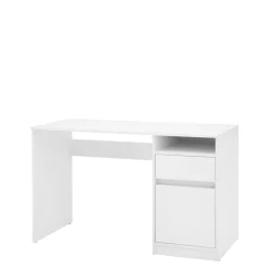 Dzieci Biurko białe z szafką i szufladą BILL