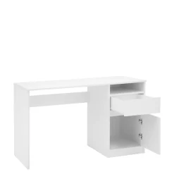 Dzieci Biurko białe z szafką i szufladą BILL