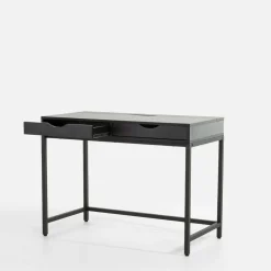 Biurka|Biurka|inny Biurko czarne z szufladą LYRICE