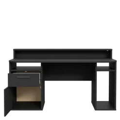 Dzieci FORTE Biurko gamingowe TEZAUR czarne