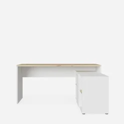 Biurka|Biurka|FORTE Biurko narożne z komodą CONTRA COSTA