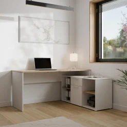 Biurka|Biurka|FORTE Biurko narożne z komodą CONTRA COSTA