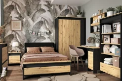 Biurka|Biurka|LENART Biurko SPOT 1D1S z oświetleniem