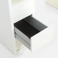 Biurka Gamingowe|inny Biurko z 3 szufladami ESPRESSO biały połysk