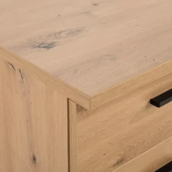 Biurka|FORTE Biurko z 4 szufladami GOLDSBORO