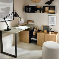 Biurka|Biurka|inny Biurko z komodą zielone SERGIO