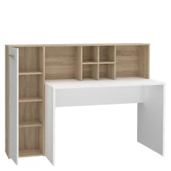 Biurka|Biurka| Biurko z nadstawką i regałem ERIADU