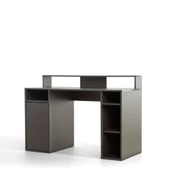 Dzieci inny Biurko z półkami szare CARBON