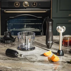 Małe Agd|Blendery|inny Blender ręczny 3 w 1 RUSSELL HOBBS czarny mat