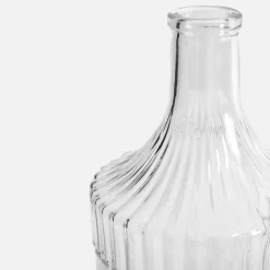 inny Butelka szklana ryflowana 1 l