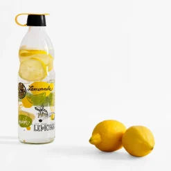 inny Butelka z korkiem z napisem LEMONADE 1 l