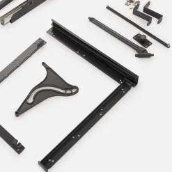 Systemy Cargo|VORTUNG Cargo narożne lewostronne, front uchylny, highclass grey