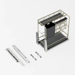 VORTUNG Cargo podblatowe do szafki 30 cm, front wysuwny, champagne gold