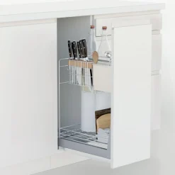 Systemy Cargo|VORTUNG Cargo podblatowe do szafki 30 cm, front wysuwny, chrom