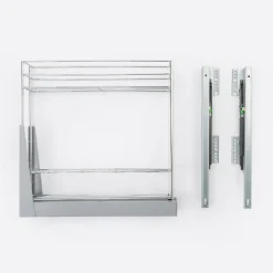 VORTUNG Cargo podblatowe do szafki 15 cm, front wysuwny, chrom