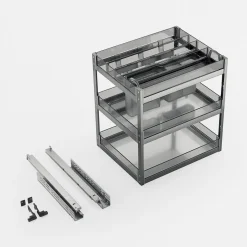 Systemy Cargo|VORTUNG Cargo podblatowe do szafki 40 cm, front wysuwny, highclass grey