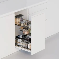 VORTUNG Cargo podblatowe do szafki 40 cm, front wysuwny, champagne gold