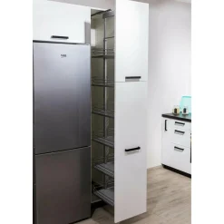 Cargo wysokie do szafki 40 cm, front wysuwny, chrom