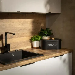 Chlebaki|Prima Cucina Chlebak czarny 34x15 cm