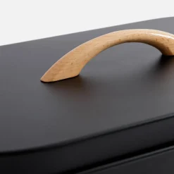 Chlebaki|Prima Cucina Chlebak czarny 34x15 cm