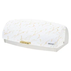 Chlebaki| Chlebak glamour biało-złoty GILDO