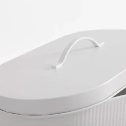 Chlebaki|inny Chlebak metalowy biały 34x19,3x18,5 cm