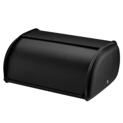 Chlebaki| Chlebak nowoczesny czarny SATINO 35,5x23x14,5 cm