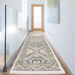 Chodniki|Dywany Z Krótkim Włosiem|inny Chodnik aztecki szary NORWAY 80x200 cm