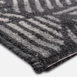 Chodniki|Dywany Z Krótkim Włosiem|inny Chodnik geometryczny antracytowy NORWAY 67x160 cm