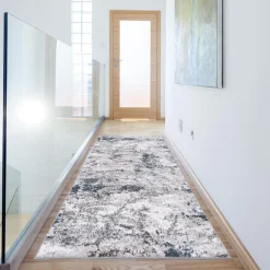 Chodniki|Dywany Z Krótkim Włosiem|inny Chodnik przecierany szarogranatowy LONG 80x200 cm