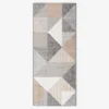 inny Chodnik szarobeżowy w trójkąty HOUSTON 67x160 cm