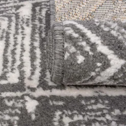 Chodniki|Dywany Z Krótkim Włosiem|inny Chodnik szary w kwadraty NORWAY 67x160 cm