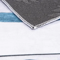 inny Chodnik szary w pasy CRYSTAL VELVET 80x200 cm