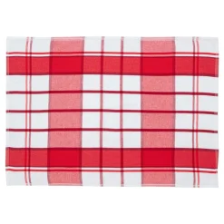 Ściereczka kuchenna czerwona KRATI 50x70 cm