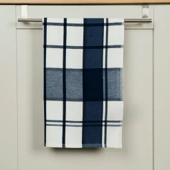 Ściereczka kuchenna niebieska KRATI 50x70 cm