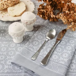 Faro Ściereczka kuchenna szaro-biała CARINO 40x60 cm