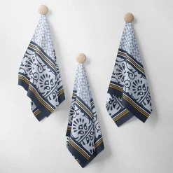 Faro Ściereczka kuchenna szaro-niebieska CARINO 40x60 cm