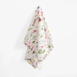 inny Ściereczki kuchenne w kwiaty, zielona 40x60 cm, 2 szt.