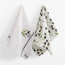 Tekstylia Kuchenne|Tekstylia Kuchenne|inny Ściereczki kuchenne w oliwki 40x60 cm, 2 szt.