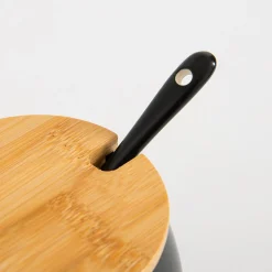 Cukiernice I Mleczniki|inny Cukiernica porcelanowa czarna BONA 9 cm