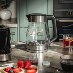 Małe Agd|inny Czajnik elektryczny MPM MCZ-122 1,7l szklany