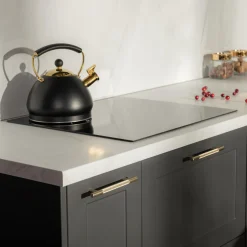 Czajnik glamour czarno-złoty 3 l