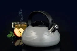 Czajnik na gaz i indukcję srebrny VELO 2,5 l