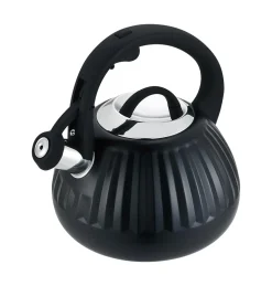 Czajnik na gaz i indukcję retro czarny 2,5 l